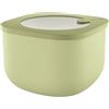 Guzzini - Kitchen Active Design, STORE&MORE BIO, Contenitore Ermetico Alto per Frigo/Freezer/Microonde (M) - Verde Avocado, 16 x16 x h10,7 cm | 1550cc - 170723253