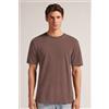 Intimissimi T-shirt Cotone Washed Collection Viola