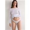 Intimissimi Brasiliana Senza Cuciture In Microfibra Ultra Light Avorio