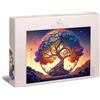 Ulmer Puzzleschmiede - Puzzle da 1000 pezzi Albero della vita - Meraviglioso motivo puzzle con albero della vita - fantastico puzzle da 1000 pezzi per adulti - con puzzle di qualità Made in Germany