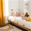 DEGHI Set copripiumino 140x200 cm e federa in cotone bianco con stelle - Timothy Kids