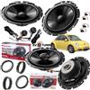 Pioneer - no hertz Kit 6 Casse Altoparlanti Pioneer Anteriori Posteriori per Volkswagen New Beetle