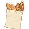 dakomyo Bacheca Frigo, Lavagna Frigo Pratica Calamita Morbida per Cucina (Pane (35,7x41,4 cm/14,1x16,3 pollici))