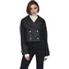 ONLY AMIA FAUX LEATHER JACKET CC OTW BLACK Giacca Donna