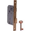 SERRATURA PORTA INTERNA PATENT BORDO QUADRO FINITURA BRONZO INTERASSE 70