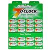 Gillette 100 Lamette barba Gillette 7' O clock Super stainless. Lamette a doppia lama per rasoi di sicurezza