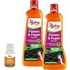 Poliboy, detergente per tappeti e tappezzeria, detergente delicato per tessuti per la rimozione delle macchie, per moquette, shampoo e lana, 2 x 500 ml, con campione di prodotto, prodotto in Germania