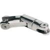 OSCULATI Attacco Girevole a doppio snodo in Acciaio Inox 6/8 mm