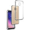 REY Cover in Gel TPU Anti-Shock per Samsung Galaxy A6 2018, Morbido Silicone Custodie Protettivo Case, Anti-Scratch, Protettiva Sottile Back Cover