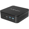 MINIX NGC-NR660 Mini PC, AMD Ryzen 5 6600H, 16 GB DDR5, SSD PCIe 3.0 da 512 GB, Micro computer desktop compatto Windows 11 Pro, doppia LAN 2,5 G, triplo display 4K, USB-C 4.0, WiFi 6E per
