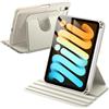 JETech Custodia Rotante per iPad mini (A17 Pro, Modello 2024, 7a Generazione) / mini 6 (Modello 2021, 6a Generazione), Protezione con Rotazione a 360 Gradi Supporto Cover Chiaro Retro (Galassia)