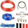 OTYMIOW Kit Cablaggio Amplificatore Auto 4.5 m - Set Cavi 10 GA per Subwoofer Audio - Filo Car Audio