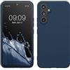 kwmobile Custodia Compatibile con Samsung Galaxy A54 5G Cover - Back Case per Smartphone in Silicone TPU - Protezione Gommata - blu marino