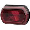 HELLA Luce posizione posteriore - Shapeline Tech - LED - 12V / 24V - incollato - SAE - Colore diffusore luce: rosso - Cavo: 2100mm - Spina: Manicotto spina piatta - 2SA 013 323-011