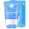 7DAYS Crema Viso e Collo Coreana Antirughe alla Niacinamide con Rullo Massaggiante - Crema Illuminante e Rimpolpante, Rassodante, Anti-Macchie, Effetto Lifting per il Doppio Mento, 80 ml