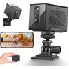 Weinsamkeit Telecamera WiFi Interno, Videocamera Sorveglianza HD da 1296P, Mini Telecamera Spia con Registrazione, Visione Notturna e Rilevamento del Movimento, Senza Fili Microcamera con App