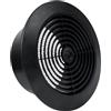 Vent Systems Griglia da soffitto smontabile, 125 mm, nera, in plastica, feritoia rotonda per bocchetta dell'aria, copertura per griglia, schermo in nylon, prese d'aria HVAC per bagno, casa, ufficio
