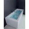 Colacril Vasca Sharm Whirlpool Idromassaggio 180x80 - RUBINETTERIA: SENZA RUBINETTERIA - Pannelli : Senza pannelli - Verso : Sinistra - Cuscino Poggiatesta : Senza cuscino Poggiatesta