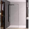 Grandform/Kinedo Parete Doccia Walk in Design+ cm100 Alluminio Inox Spazzolato