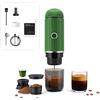 RECAFIMIL Macchina da caffè per espresso portatile Ricaricabile elettrica 12V Riscaldatore a un pulsante Macchina da caffè automatica compatibile con capsule NS e caffè macinato per campeggio, viaggio, casa