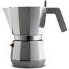 Alessi | Moka DC06/9 FM - Caffettiera per Espresso di Design in Fusione d'Alluminio, 9 Tazze
