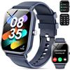 Haulvean 𝟐𝟎𝟐𝟓 Upgraded Smartwatch Uomo Donna,1.85''HD Smartwatch con Effettua/Risposta Chiamate,110+ Sportive,24/7 Frequenza Cardiaca Sonno SpO2 Monitor,Impermeabile IP68 Fitness Tracker per Android iOS