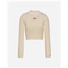 Tommy Hilfiger Logo Script W - Maglione - Donna - Bianco