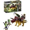 PLAYMOBIL Dino Rise 71262 Triceratopo, Dinosauro con Armatura Removibile, sellino Speciale per Il Personaggio, Giocattolo per Bambini dai 5 Anni in su