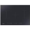 Hoover HIFS85MCTT - Piano cottura ad induzione, n° 5 fuochi, vetroceramica, nero