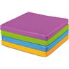 GIODICART Materassino Pieghevole 4 Colori - Gioco, Relax e Psicomotricità per la Scuola dell'Infanzia