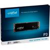 Crucial SSD 2TB P3 CRUCIAL CT2000P3SSD8 PCIe M.2 NVME PCIe 3.0 3500 MB/s CT2000P3SSD8