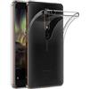 MaiJin Custodia per Nokia 6.1 (5,5 Pollici) Morbido TPU Cover Cristallo di Rocca Trasparente Anti Scivolo Protezione Posteriore Cover