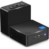 geeknuc Intel NUC 13 Pro Mini PC, mini computer con processore Core i7-1360P (12 core, 16 thread, fino a 5.0GHz), Mini PC Desktop Barebone NUC 13 i7 Supporto 8K UHD/WiFi 6E/BT 5.3/Thunderbolt 4/no RAM&SSD
