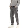 TOM TAILOR Denim Jeans Vestibilità Larga, Uomo, Grigio (Clean Dark Stone Grey Denim 10214), 34W / 32L