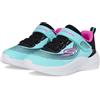Skechers Microspec Advance, Scarpe da Ginnastica Bambina, Aqua/Viola, 22 EU