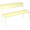 Fermob - Panca con schienale Monceau - Giallo - Acciaio verniciato - Designer Studio Fermob