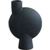 101 COPENHAGEN - Vaso Sphere - Nero - Ceramica - Designer Tommy Hyldahl