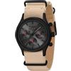 Sector No Limits Orologio da uomo, Collezione 660, movimento al quarzo, multifunzione, in acciaio, PVD canna di fucile e cuoio - R3251517006