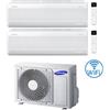 Samsung Climatizzatore Condizionatore Samsung Windfree Elite S2 R32 Wifi Dual Split Inverter 7000 + 12000 BTU con U.E. AJ040TXJ2KG/EU NOVITÁ 2025 Classe A+++/A++