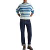 United Colors of Benetton Maglia Lupetto M/L 1060D203C Maglione, Blu, L Donna