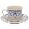 BITOSSI HOME TAZZA TE CON PIATTO, ROSE BLU