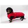 LOVEDI Impermeabile con Imbottitura per Bassotto Rosso TG.43