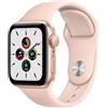 Apple Watch SE Alluminio 40 mm (2020) | WiFi + Cellular | oro | Cinturino Sport Rosa sabbia M/L
