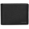 Calvin Klein Minimalismo Trifold 10cc W/Coin, Accessori da Viaggio-Portafogli Tri-Fold Uomo, in Pelle, CK Nero, Taglia Unica