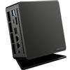 MINISFORUM UM780 XTX Mini PC, AMD Ryzen 7 7840HS, 8C/16T, fino a 5,1 GHz, 32 GB di RAM, 1 TB DDR5 PCIe 4.0 SSD, HDMI 2.1/DP1.4/USB4, porta Oculink, 2 x RJ45 2.5G, 4 x USB3.2, Wi-Fi6E