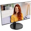 AOC 24B3CF2 - Monitor Full HD, 24 pollici, altoparlanti, regolabile in altezza (1920x1080, 100 Hz, HDMI, USB-C (65W PD), hub USB) nero