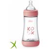 Chicco Biberon Perfect 5 240ml +2 Mesi Flusso Medio Silicone Girl