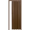 TecTake® Porta a Soffietto PVC, Divisorio per Ambienti, Impermeabile, Porta Interna Soffietto con Chiusura Magnetica, Facile da Pulire, 80 x 203 cm - Teak