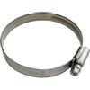 AERZETIX: Set di 5 fascette stringitubo a vite L12mm in acciaio cromato DIN 3017 (60-80mm)