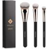 TEOYALL Pennelli piatti angolati, impeccabili, per fondotinta, correttore, bronzer, con crema liquida